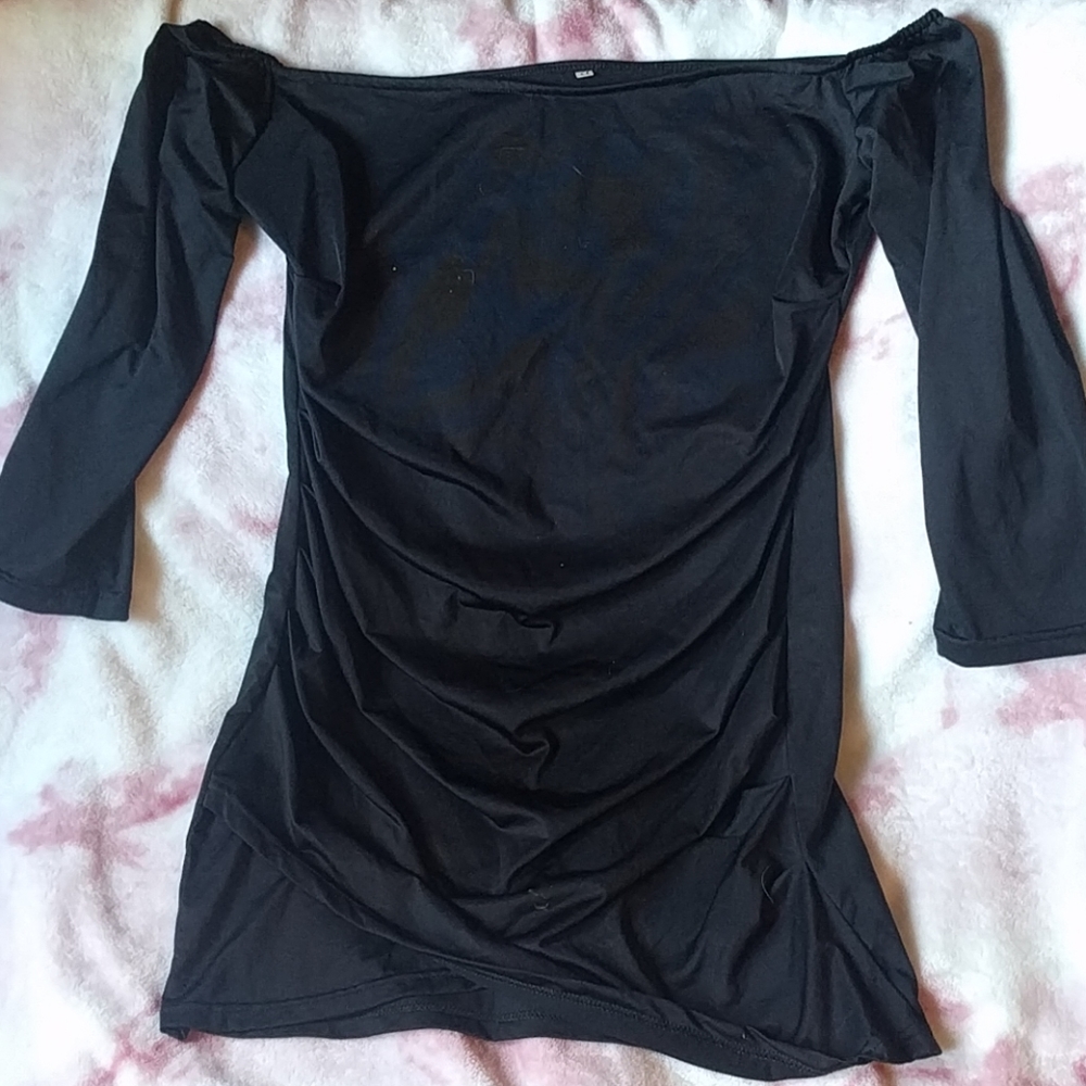 Silky mid-sleeve Shirt